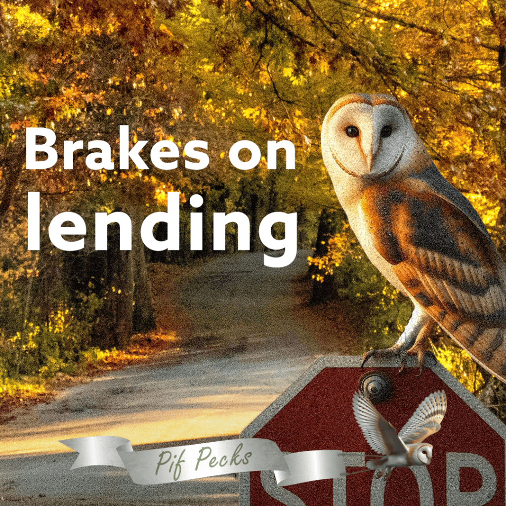 UK businesses put the brakes on lending